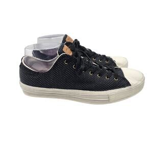 Converse - Chuck Taylor Post Ox Black Mens 9 Womens 11 EUC‎